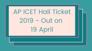 AP ICET 2019 Hall Ticket