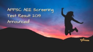APPSC AEE Result 2019