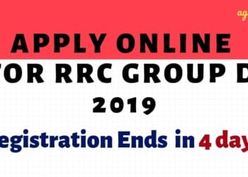 Apply Online for RRC Group D 2019 Aglasem