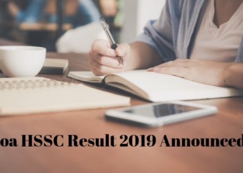 Goa HSSC Result 2019 Announced