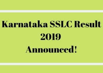 Karnataka SSLC Result 2019 Announced!