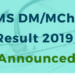 AIIMS DM / MCh / MD Result 2019 - Announced!