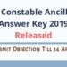 RPF Constable Ancillary Answer Key 2019 Released Aglasem