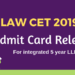 MH Law CET 2019 Admit Card