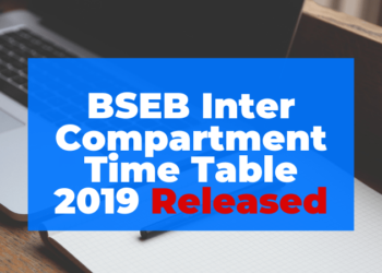 BSEB 12th Compartment Time Table 2019