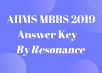 AIIMS MBBS 2019 Answer Key