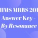 AIIMS MBBS 2019 Answer Key