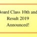 MP Board Class 10th and 12th Result 2019 Announced