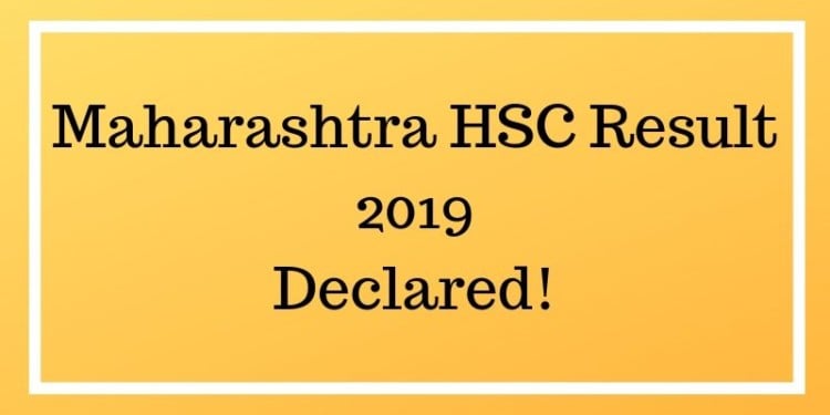 Maharashtra HSC Result 2019
