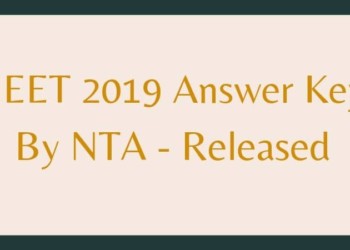 NEET 2019 Answer Key