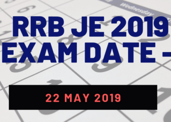 RRB JE 2019 Exam Date