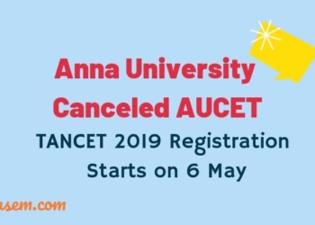 TANCET 2019 Registration Starts on 6 May