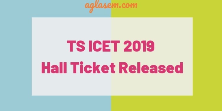 TS ICET 2019 hall ticket