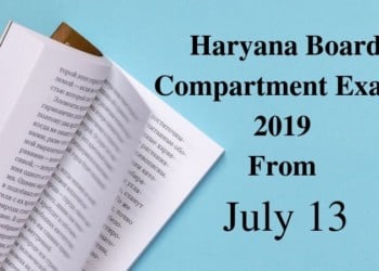 Haryana Board Compartment Exams 2019 From July 13