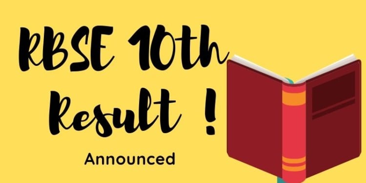 RBSE 10th Result 2019