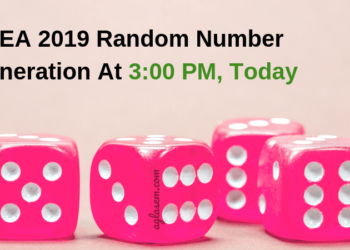 TNEA 2019 Random Number