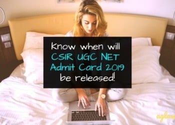 CSIR UGC NET Admit Card 2019 Date
