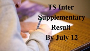 TS Inter Supplementary Result By July 12