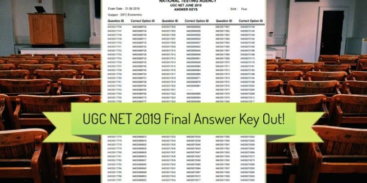 UGC NET Final Answer Key 2019