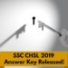 SSC CHSL Answer Key 2019 Released