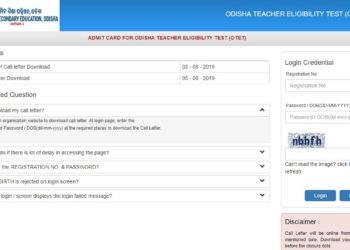 BSE Odisha OTET Admit Card 2019 bseodisha.nic.in