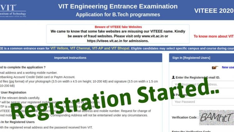 VITEEE-2020-Registration-Started-Aglasem