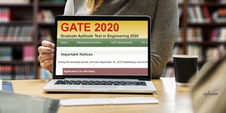 GATE 2020: Registration form fee