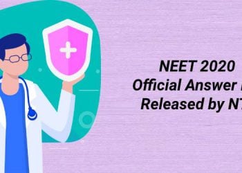 NEET 2020 Official Answer Key by NTA