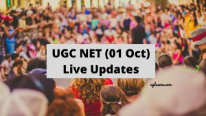 UGC NET 2020 01 Oct