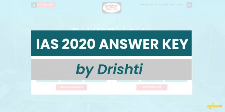 IAS Answer Key 2020 Drishti IAS
