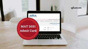 MAT 2021 Admit Card