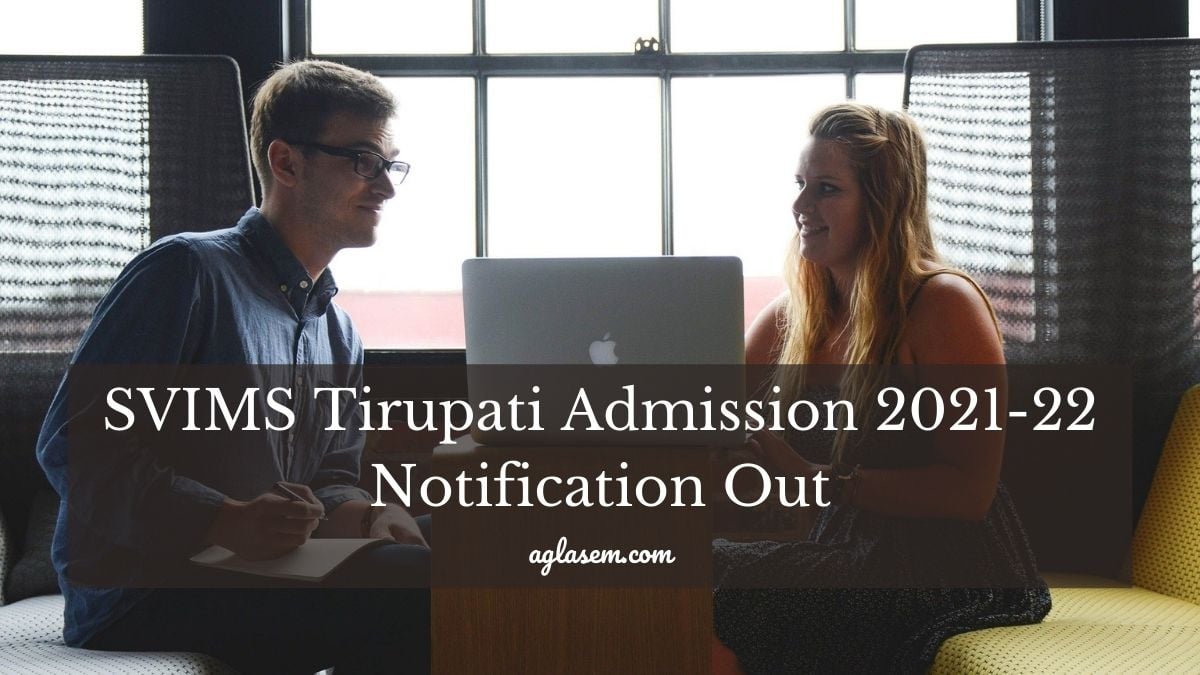 SVIMS Tirupati Admission 2021-22