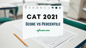 CAT score vs percentile 2021