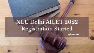 AILET 2022 Registration