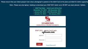 SNAP admit card 2021