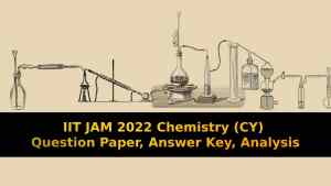 JAM 2022 Chemistry Answer Key