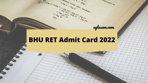 BHU RET 2022 Admit Card